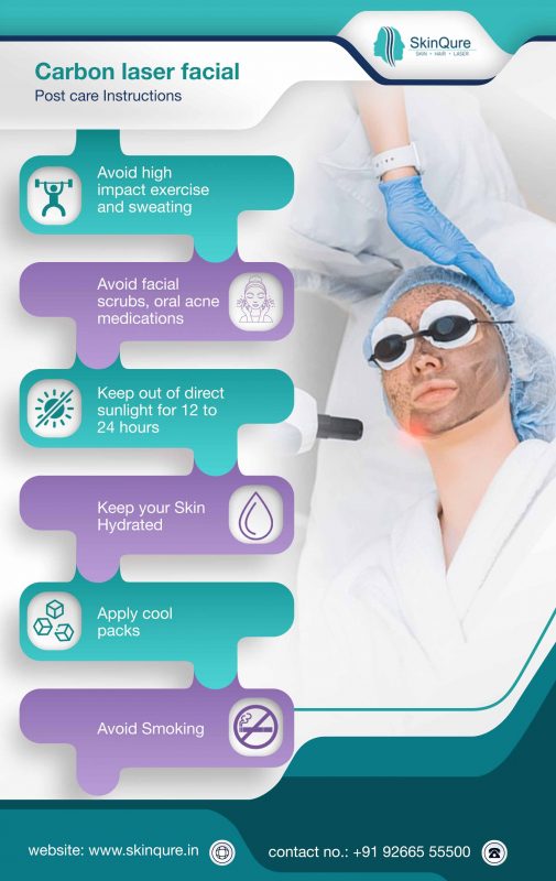 Carbon Laser Facial Post Care Instruction