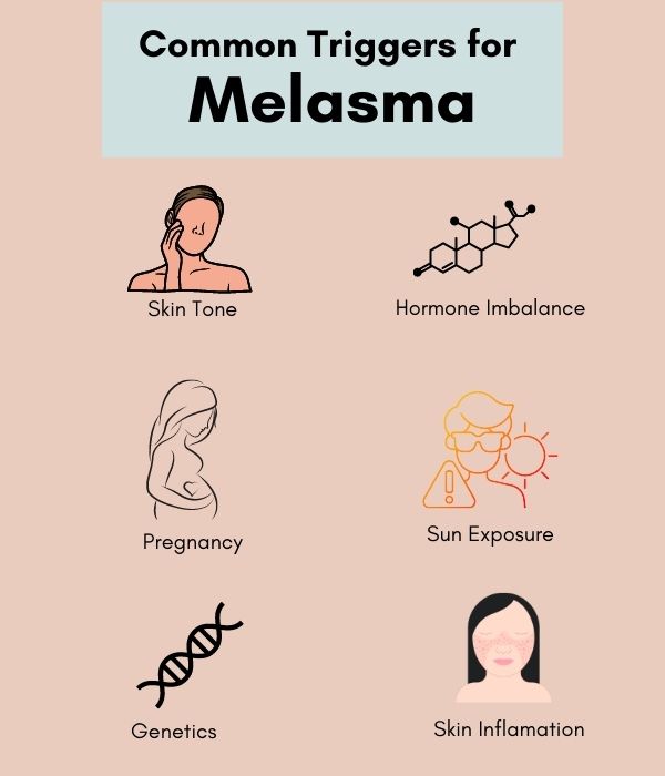common triggers for melasma