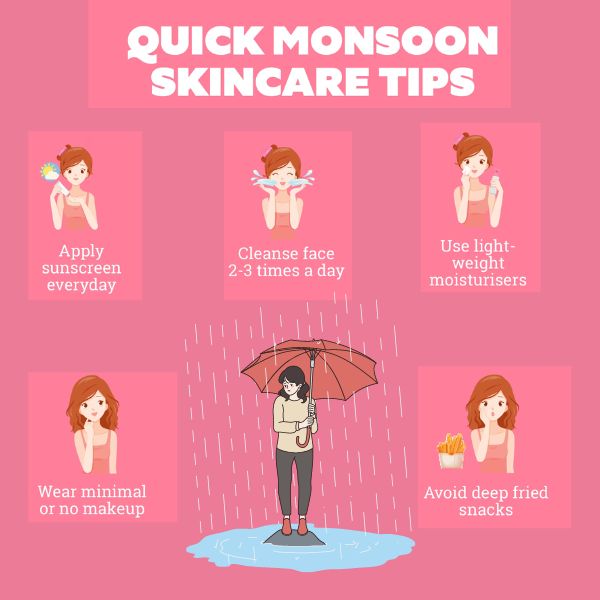Monsoon skin care tips