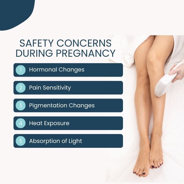 laser hair reduction safety concern during pregnancy 