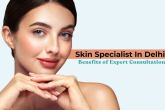 A confident woman with glowing, healthy skin representing the results of consulting a Skin Specialist in Delhi for expert dermatology treatments.